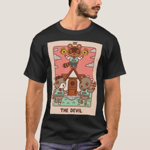 Tiere überqueren neue Horizonte Tom nook den Teuf T-Shirt