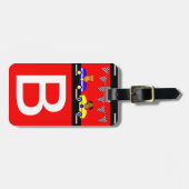 Tiere und Autos Gepäckanhänger (Vorderseite horizontal)