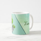 Tiere und Bäume personalisiert Kaffeetasse (VorderseiteRechts)
