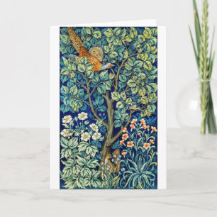 Tiere und Blume, Wald, William Morris Karte