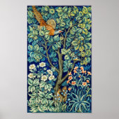 Tiere und Blume, Wald, William Morris Poster (Vorne)