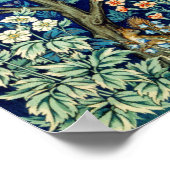 Tiere und Blume, Wald, William Morris Poster (Ecke)