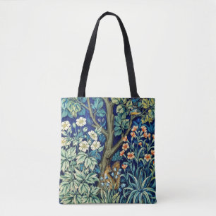 Tiere und Blume, Wald, William Morris Tasche