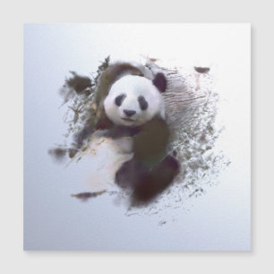 Tiere und Kunst Magnetkarte