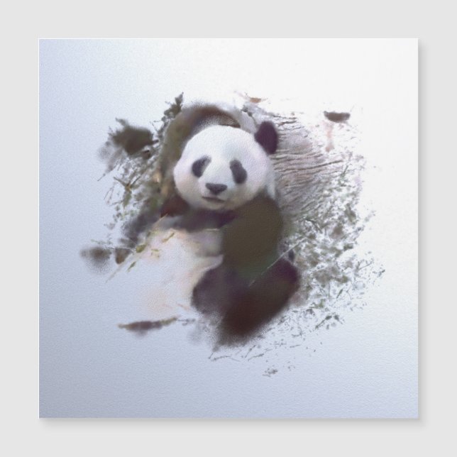 Tiere und Kunst Magnetkarte (Vorderseite)