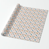 Tiere und Teepe-Wrapping Paper Geschenkpapier (Ungerollt)