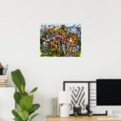 Tiere und Tiere Poster (Heimbüro)