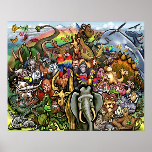 Tiere und Tiere Poster (Vorne)