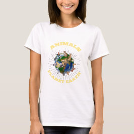 Tiere unsere Nachbarn auf Planeten-Erde T-Shirt