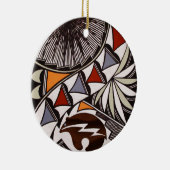 TIERE Ureinwohner-Volkskunst BÄR Ikone Keramik Ornament (Rechts)