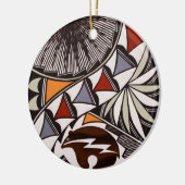 TIERE Ureinwohner-Volkskunst BÄR Ikone Keramik Ornament (Links)