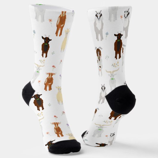 Tiere von Hausgeflügel Socken (Gewinkelt)