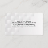 Tiere wachsen | Niedlicher Fluffy Hund Visitenkarte (Rückseite)