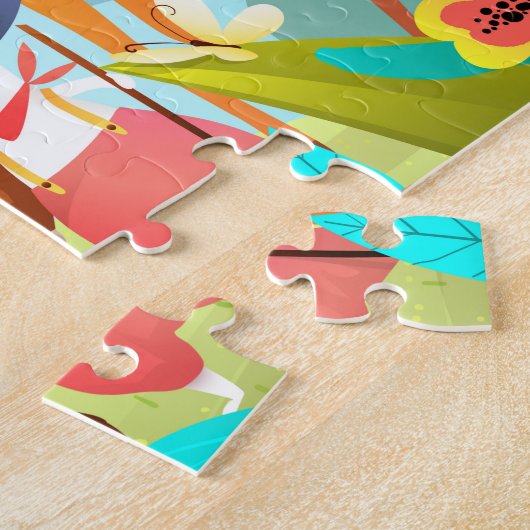 Tiere Wanderpuzzle Puzzle (Seite)
