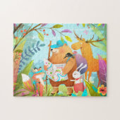 Tiere Wanderpuzzle Puzzle (Horizontal)