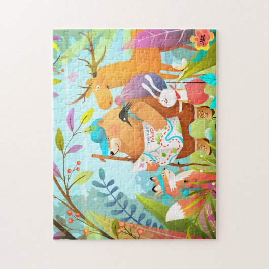 Tiere Wanderpuzzle Puzzle (Vertikal)