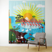 Tiere Wandteppich (Beispiel)