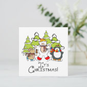 Tiere Weihnachten (Stehend Vorderseite)