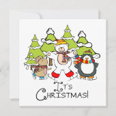 Tiere Weihnachten (Vorderseite)