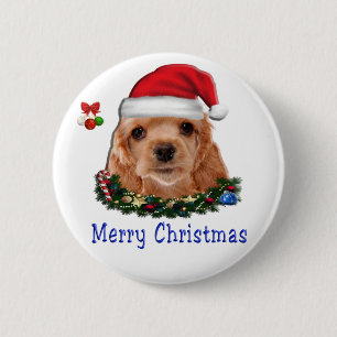 Tiere Weihnachten Button