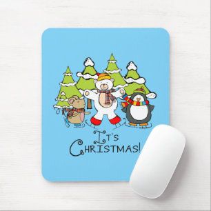 Tiere Weihnachten Mousepad