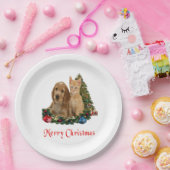 Tiere Weihnachtsgeschenke Pappteller (Party)