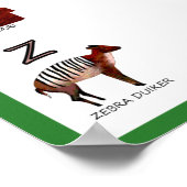 TIERE WELTWEIT ABC POSTER (Ecke)