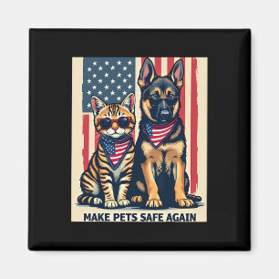 Tiere wieder sicher machen Trump Katzen für Trump Magnet