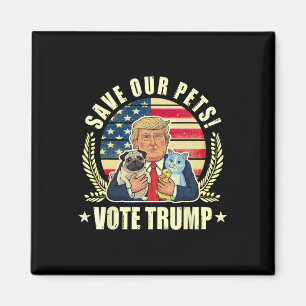 Tiere wieder sicher machen Wähle Trump Vance 2024  Magnet
