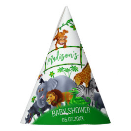 Tiere Wild One Jungle Grüne Safari Winter Partyhütchen