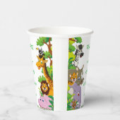 Tiere Wild-One-Jungle-Safari Für Kinder Pappbecher (Rechts)