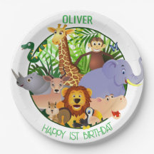 Tiere Wild-One-Jungle-Safari Für Kinder