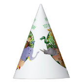 Tiere Wild-One-Jungle-Safari Für Kinder Partyhütchen (Vorderseite)