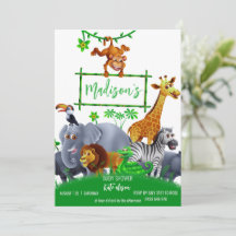 Tiere Wilde Eins Dschungel Grün Safari Winter