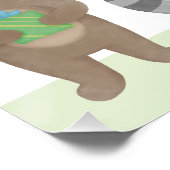 Tiere Willkommen Party-Schild Poster (Ecke)