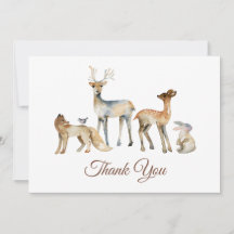 Tiere Woodland Babydusche