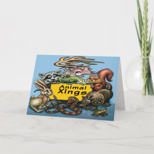 Tiere Xings Karte (Vorderseite)