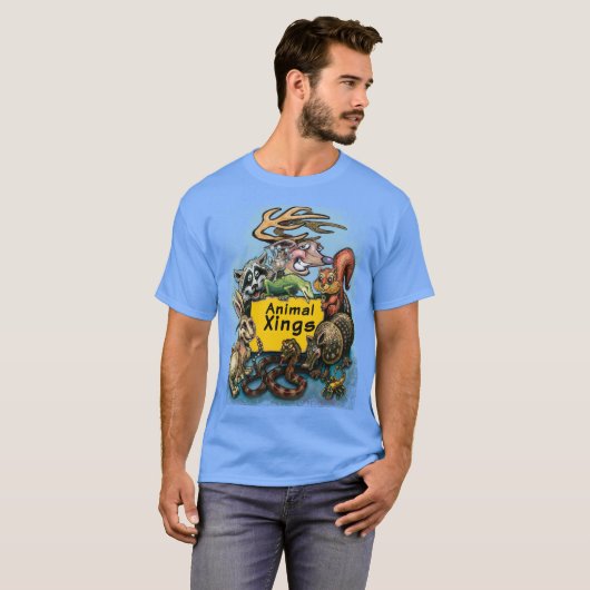 Tiere Xings T-Shirt (Vorne ganz)