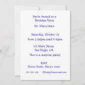 Tiere Zwei von zwei auf Noahs Arche Einladung (Rückseite)