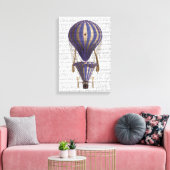 Tiered Hot Air Ballon Blue Leinwanddruck (Insitu (Wohnzimmer))