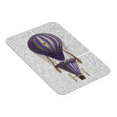 Tiered Hot Air Ballon Blue Magnet (Rechte Seite)