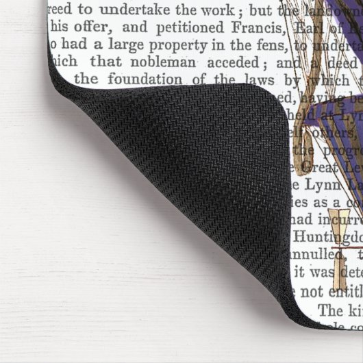 Tiered Hot Air Ballon Blue Mousepad (Ecke)