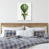 Tiered Hot Air Ballon Green Leinwanddruck (Insitu (Schlafzimmer))