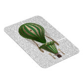 Tiered Hot Air Ballon Green Magnet (Rechte Seite)