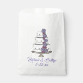 Tiered Wedding Cake Brautparty Jubiläum Geschenktütchen (Vorderseite)