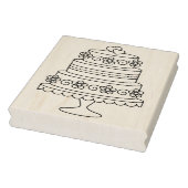 Tiered Wedding Cake Coloring Page Gummistempel (Stempel)
