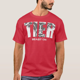 TiereMuskeln Bestie OnGym Motivation Fitness Sayin T-Shirt