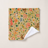 Tieres antikes Pferderückenkaninchen Badhandtuch Set (Waschlappen)