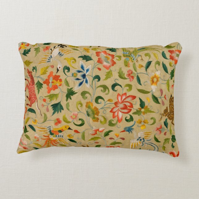 Tieres antikes Pferderückenkaninchen Dekokissen (Rückseite)