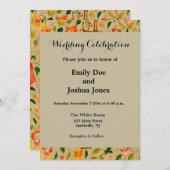 Tieres antikes Pferderückenkaninchen Einladung (Vorne/Hinten)